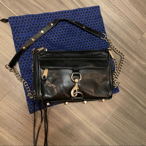 Rebecca Minkoff crossbody black & gold - Picture 2 of 4